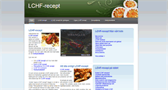 Desktop Screenshot of lchf-recept.nu